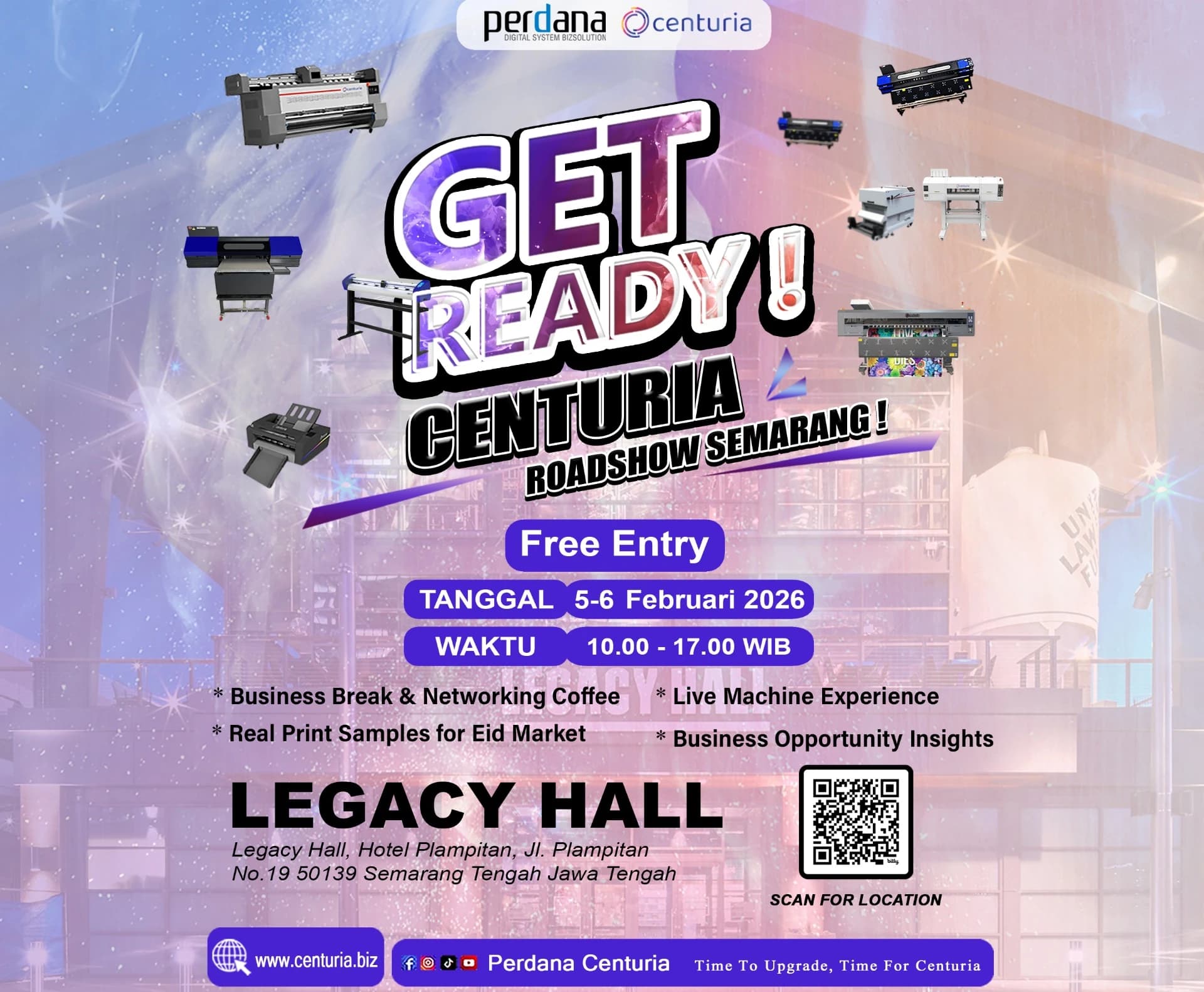 GET READY !
CENTURIA ROADSHOW SEMARANG!