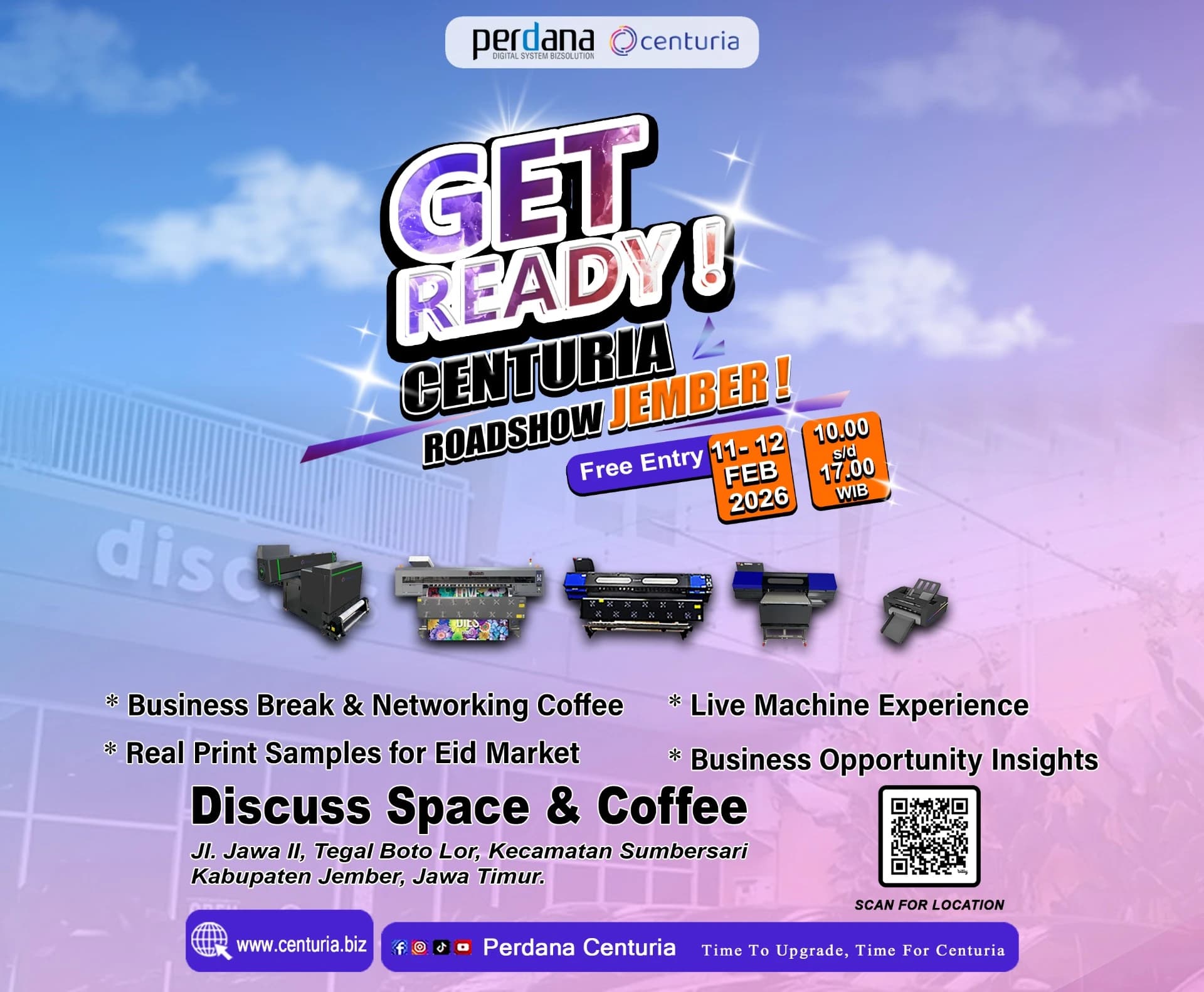 GET READY !
CENTURIA ROADSHOW JEMBER!