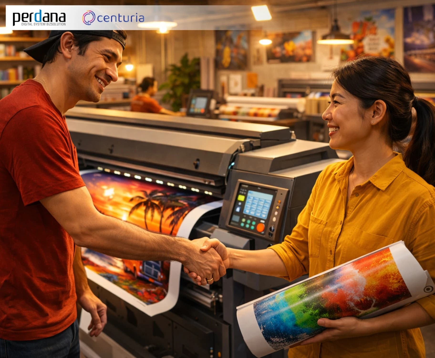 PERDANA CENTURIA : PARTNER YANG TUMBUH BARENG PEBISNIS DIGITAL PRINTING