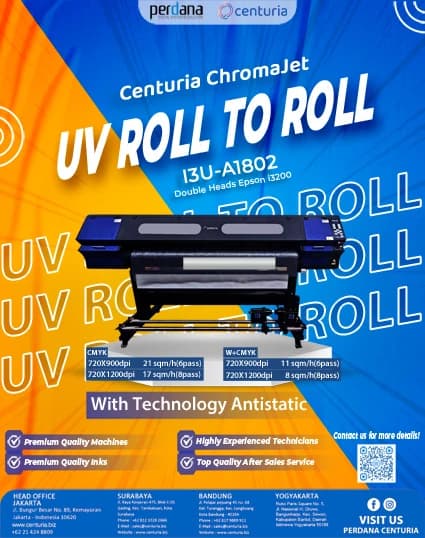 UV Roll To Roll 2 Heads i3200