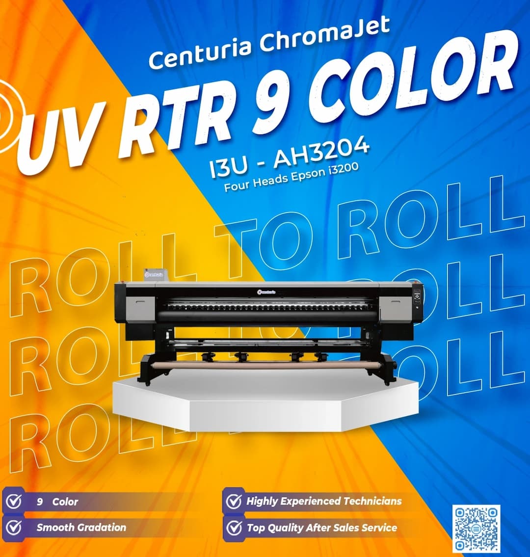 UV Roll to Roll 9 Color
3.2 Meter